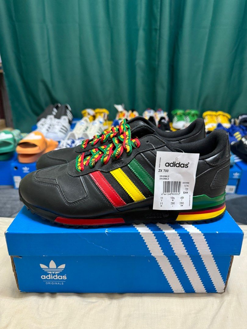 Adidas ZX750 Custom Rasta, Men's Fashion, Footwear, Sneakers on