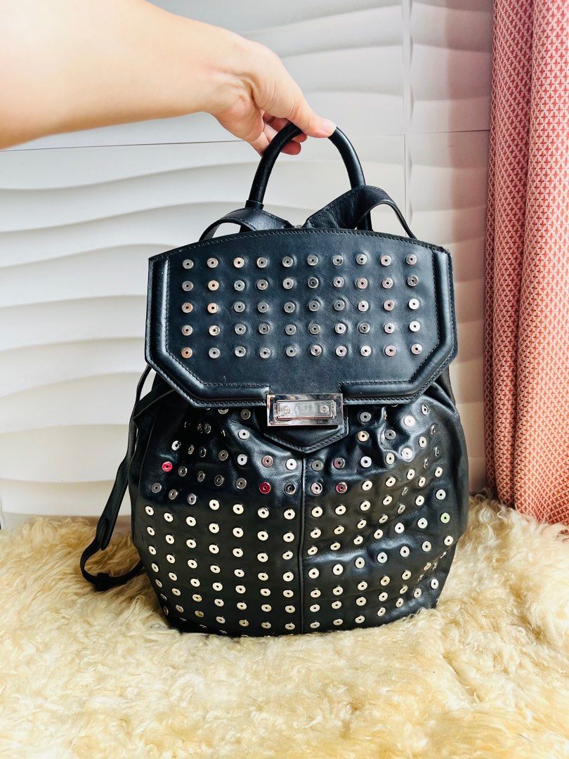 Alexander Wang Prisma Backpack (Category: Backpacks) located in Davao. Submitted by goodthingsph_ (Listing ID 1390034680, Image 1). Description: Large Size White Tag Genuine Leather.