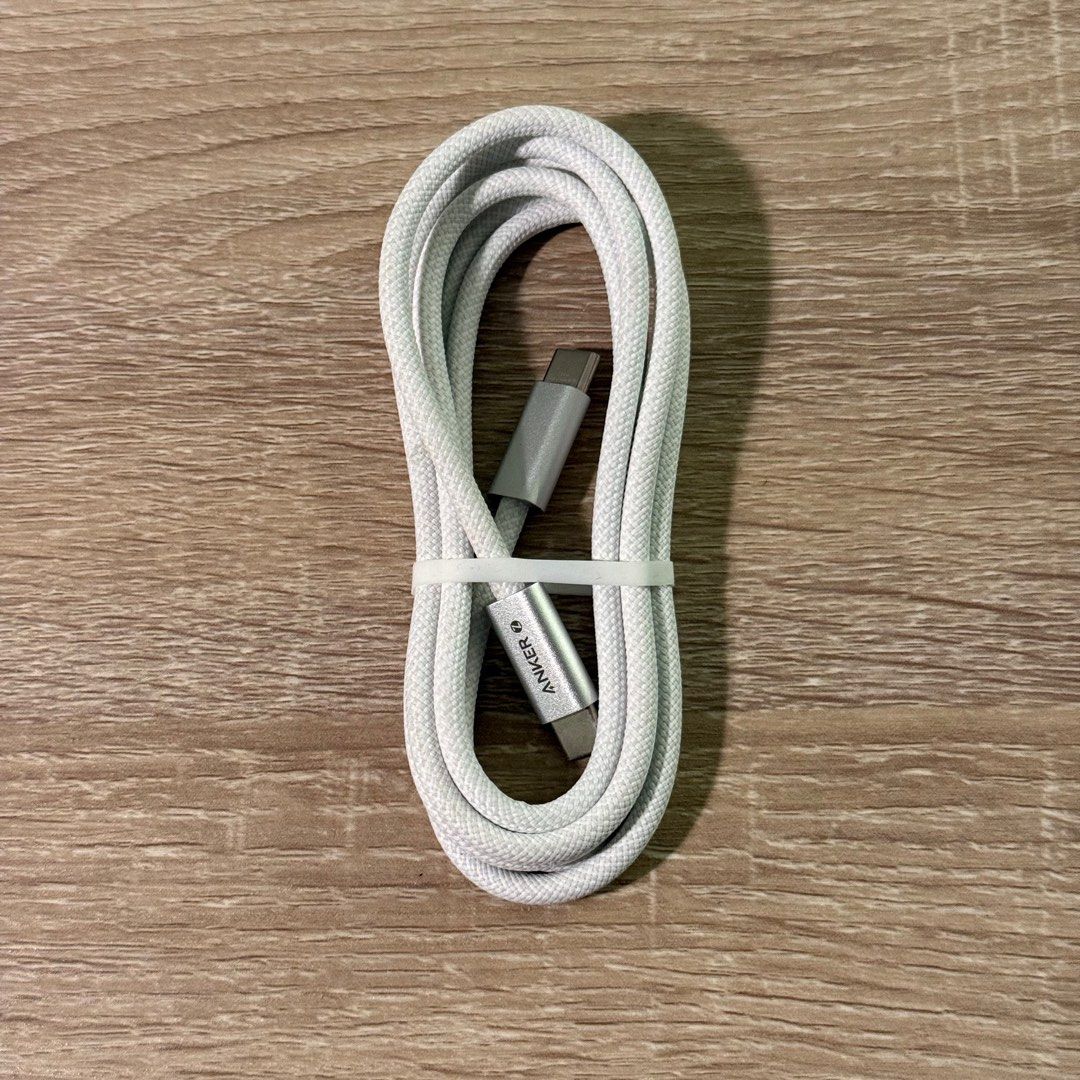 Anker Type-C Cable (5ft, 240W) (Category: Chargers & Cables) located in Malabon City. Submitted by immaneedspace (Listing ID 1390038225, Image 1). Description: rfs: decluttering.