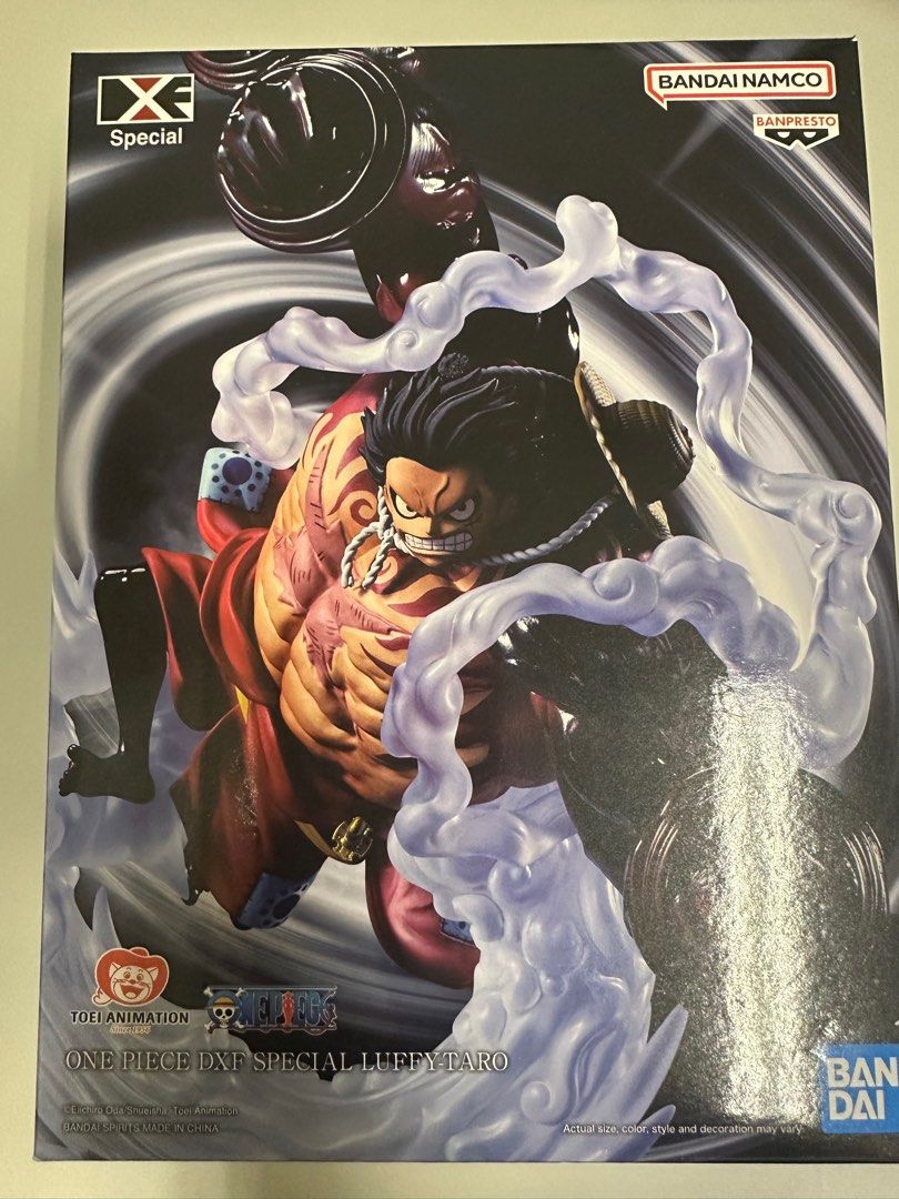 Bandai One Piece DXF Special Luffy Gear 4 Figure (Category: Toy Figures) located in Singapore. Submitted by tsys1 (Listing ID 1390140515, Image 1). Description: - Brand new, unopened figure - Bandai One Piece DXF Special Luffy Gear 4 .