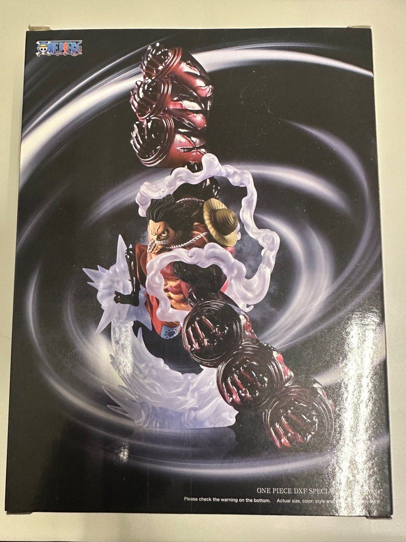 Bandai One Piece DXF Special Luffy Gear 4 Figure (Category: Toy Figures) located in Singapore. Submitted by tsys1 (Listing ID 1390140515, Image 2). Description: - Brand new, unopened figure - Bandai One Piece DXF Special Luffy Gear 4 .