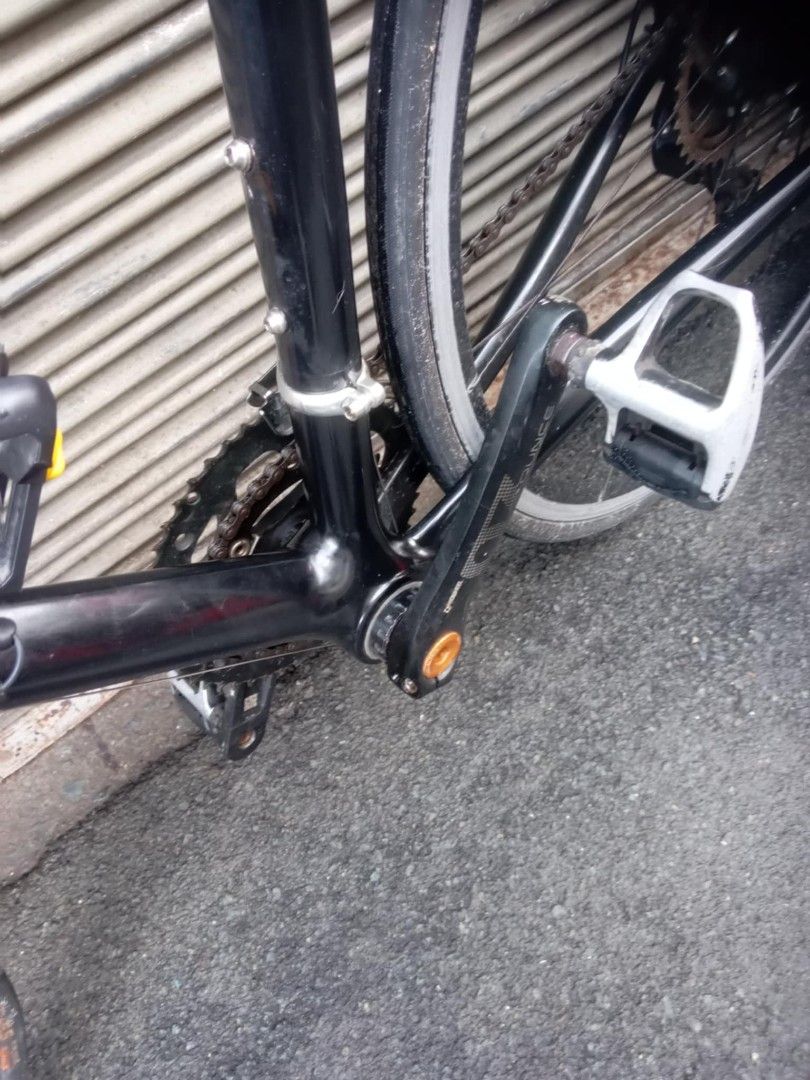 Carbon Roadbike (Category: Bicycles) located in Pasig City. Submitted by ricoen (Listing ID 1390205363, Image 2). Description: RUSH!!!! RFS helping a friend Carbon Roadbike rush ₱18k negotiable With freebies helmet ,cleat set ,bottle cage Carbon frame small Rs30 wheelset Bladed spokes Ignite sti 9s Prowheel Ounce Crankset Boardman Dropbar Location Pasig open cod transaction.