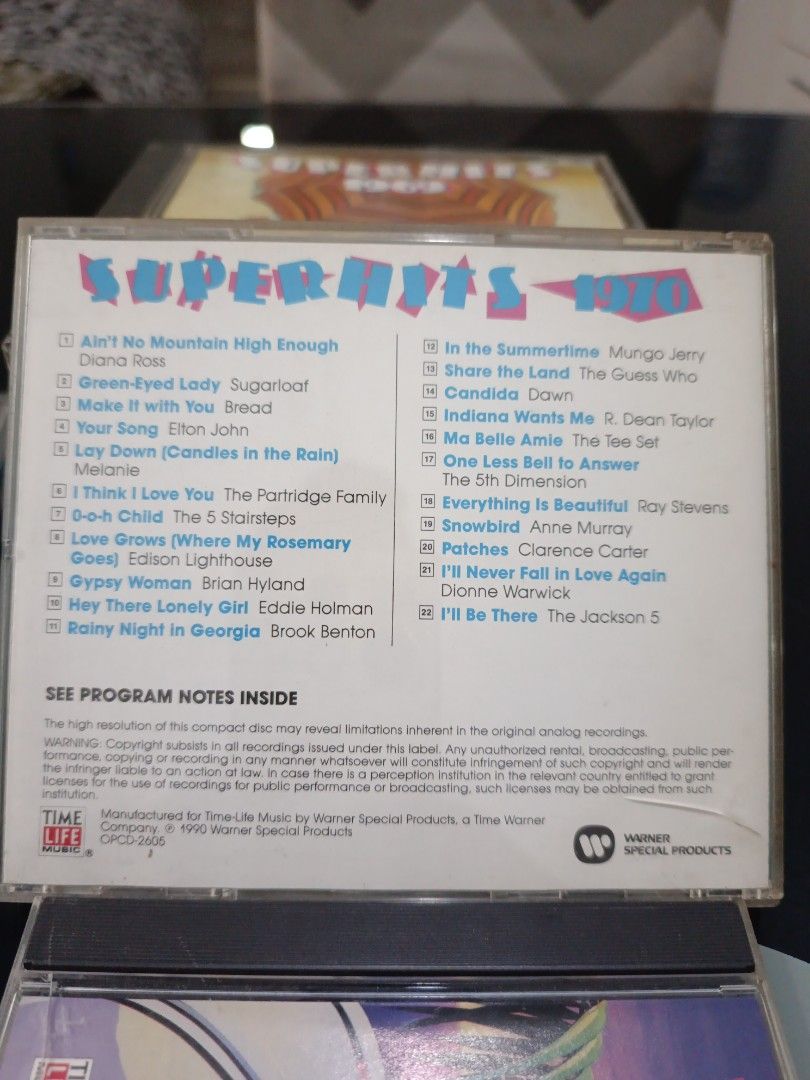 CD LAGU SUPER HITS 1970 ORIGINAL, Musik Media, CD, DVD Lainnya