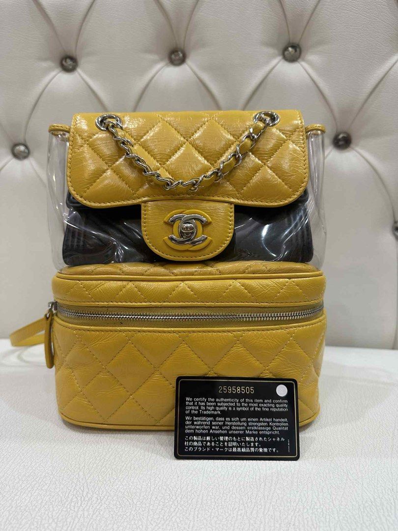 Chanel PVC Transparent Vanity Backpack Series 25 (Category: Luxury Bags & Wallets) located in Cavite. Submitted by purgingmycloset888 (Listing ID 1390198463, Image 1). Description: .