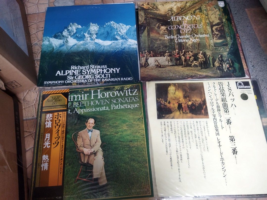 Classical Music in Vinyl (Category: Vinyls) located in Pasay City. Submitted by marineljapansurplus (Listing ID 1390100347, Image 3). Description: Classical music in vinyl Collectors item, rare, hard to find album Ex. Brahms Bach Beethoven Dvorak, etc. A total of 12 vinyl (plaka in 12inches) all in a very good condition. Take all for only. Price: ₱4,500 Location: Cabrera, Pasay City.