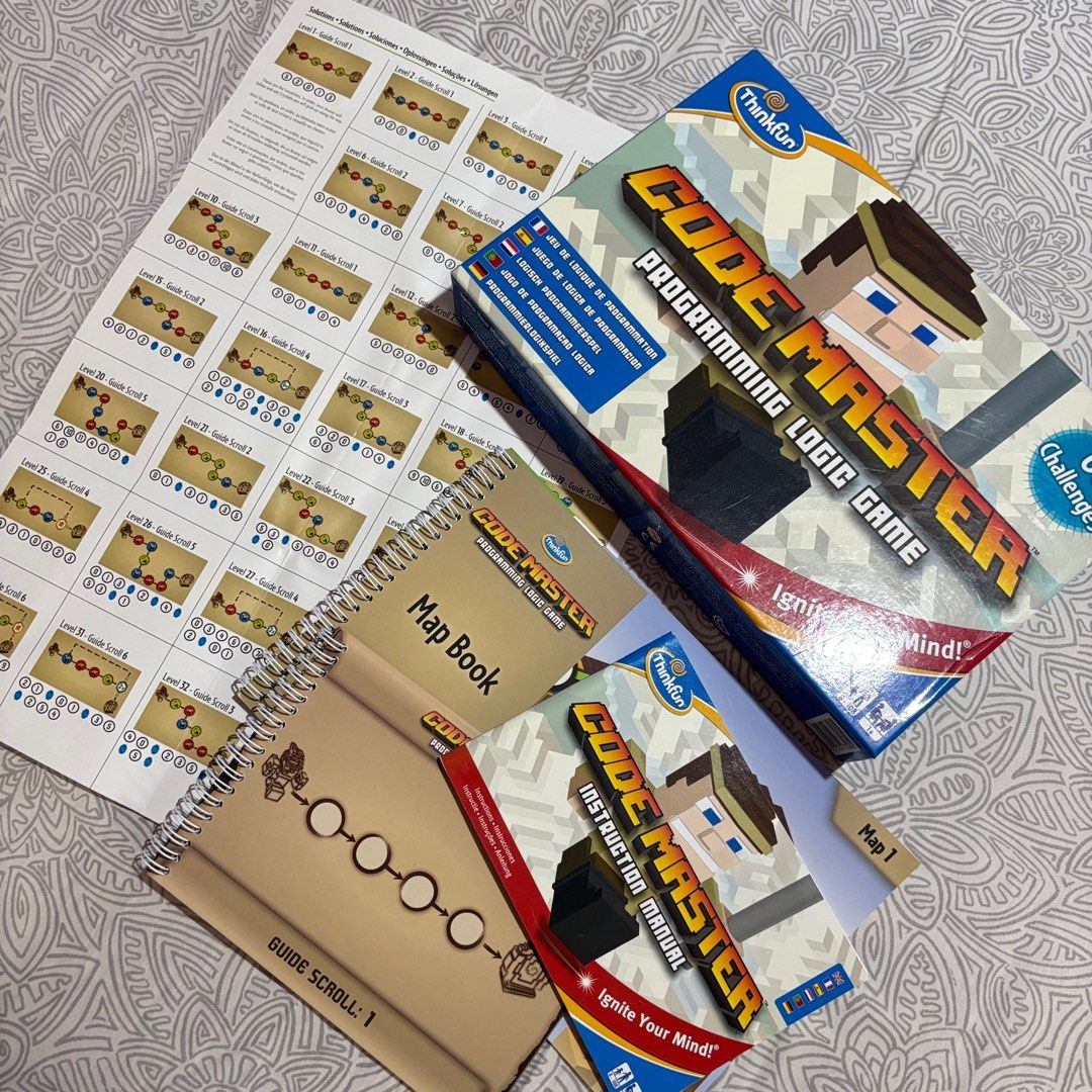 Code Master: Programming Logic Game by ThinkFun (Slightly Used, Complete Set) (Category: Educational & Learning Toys) located in Los Banos. Submitted by _loopee27 (Listing ID 1390105295, Image 2). Description: Code Master: Programming Logic Game by ThinkFun Learn the basics of programming logic through fun puzzles! Perfect for kids, teens, and even adults who love STEM and problem-solving. 📦 Condition: • Slightly used, in very good condition • C