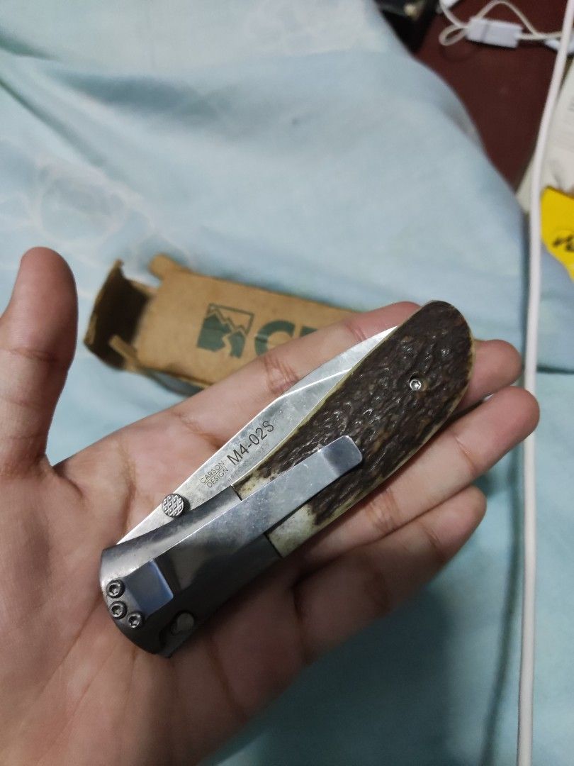 CRKT M4-02S Carson Stag Knife (Category: Knives & Chopping Boards) located in Caloocan City. Submitted by seouliin (Listing ID 1390170685, Image 2). Description: negotiable.