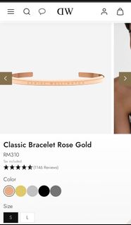 Daniel Wellington Classic Cuff Bracelet, Small, Metal, no gemstone price in Saudi Arabia | Amazon Saudi Arabia