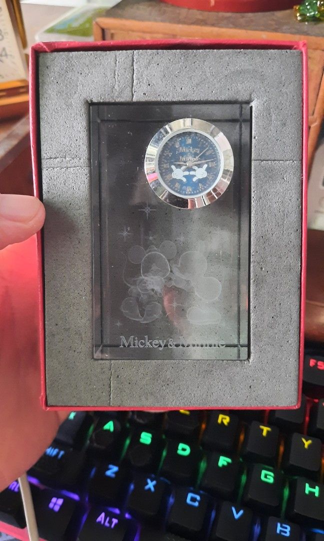 Disney crystal clock (Category: Clocks) located in Taguig. Submitted by ashicollection (Listing ID 1390217003, Image 3). Description: Please read! For sure buyer only! NO COD/COP No long reservation The items will be sold to the first payer w/o prior notice. Verbal reservations are not acceptable. Note: all items are vintage please always manage your expectations. G cash payment. We don't accept g cash sent with G Protect. Or Palawan. Shipping vi