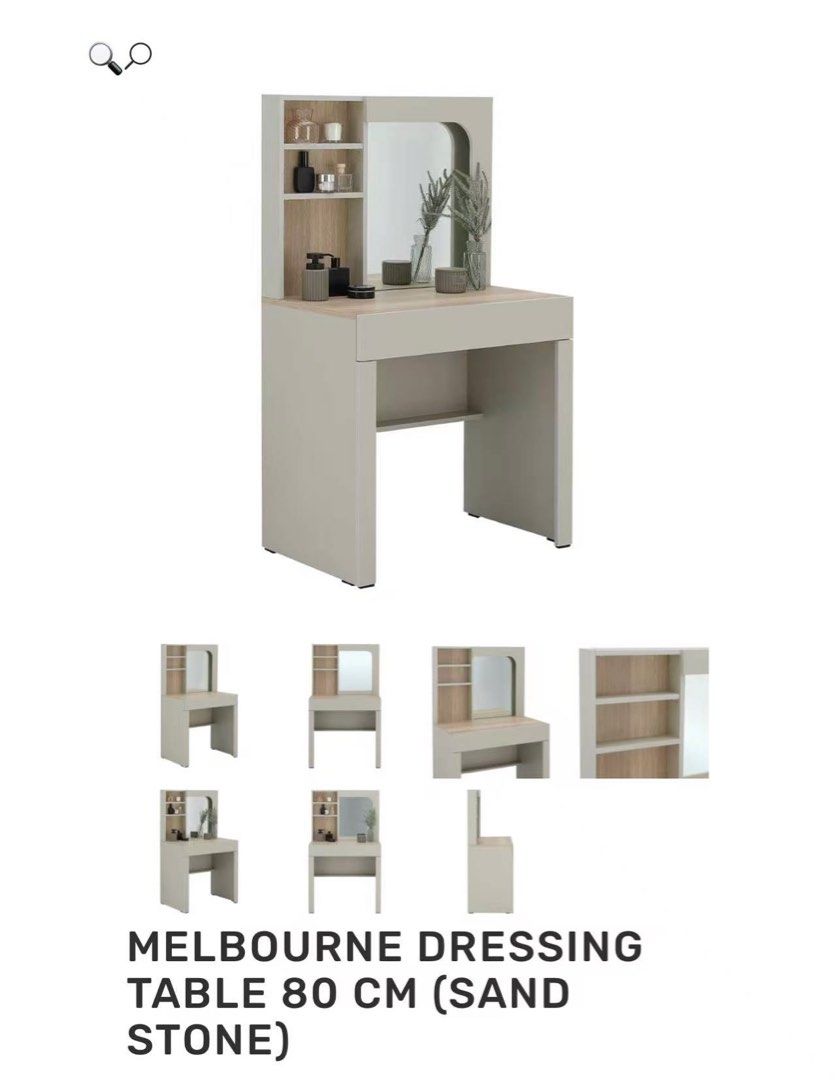 Dressing table/ Vanity table Brand New (from Furniture Source) (Category: Other Home Furniture) located in Manila. Submitted by findsbyangel (Listing ID 1390055646, Image 2). Description: RFS: went with other option This table is brand new and is still in its box bought it at the store at Furniture Source. .
