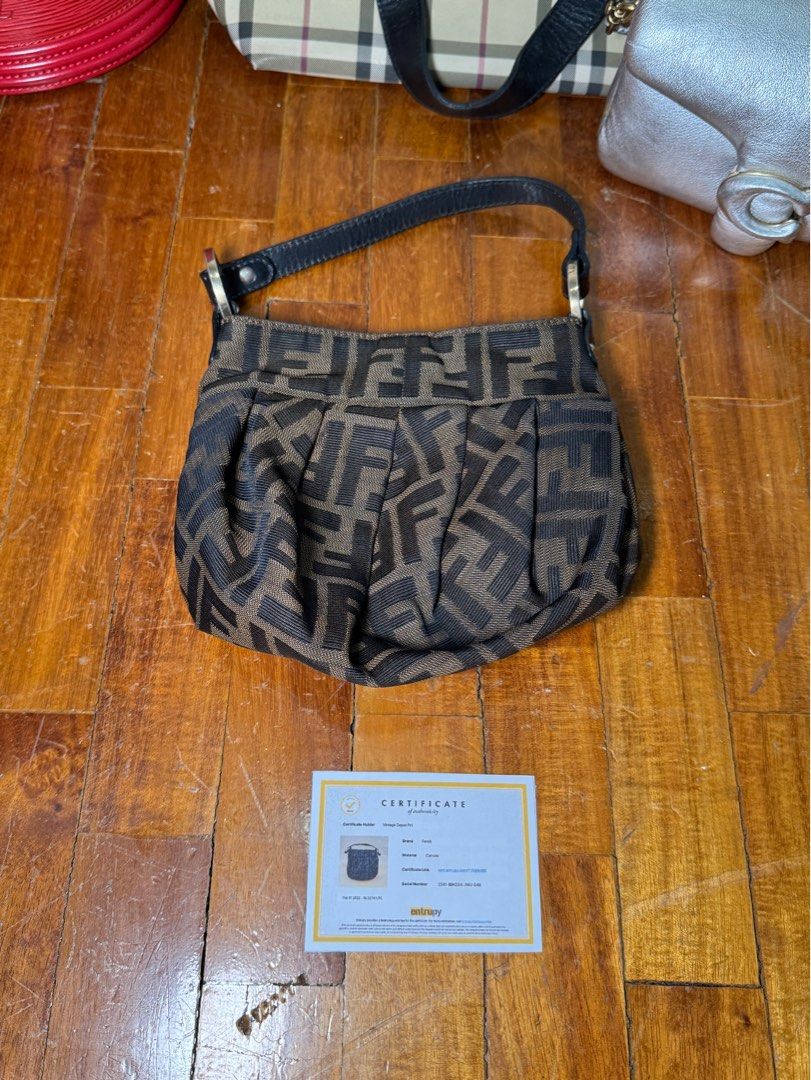 FENDI MINI CHEF (Category: Luxury Bags & Wallets) located in Quezon City. Submitted by jasminelorrainelim (Listing ID 1390178376, Image 1). Description: with entrupy certificate one of my favorites but too small for me now lowballers will be blocked. rfs: i’ve outgrown my collection .