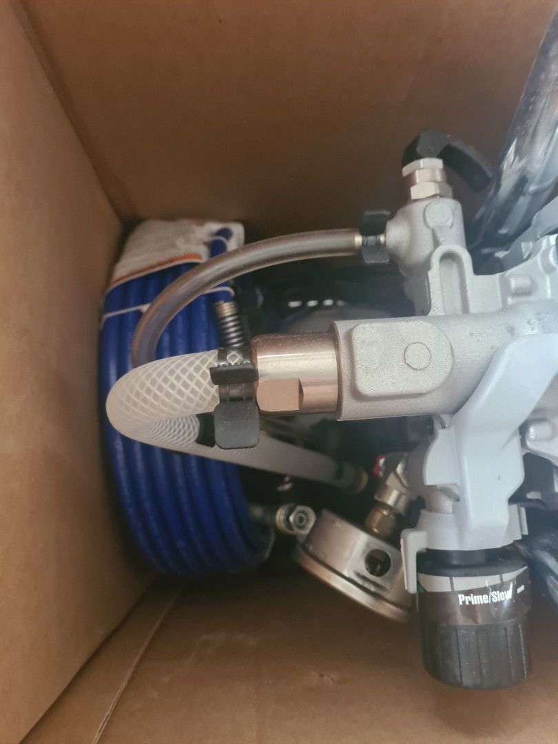 Graco GX21 Airless Paint Sprayer (Category: Construction Tools & Equipment) located in Manila. Submitted by vits8829364 (Listing ID 1390196053, Image 3). Description: The GX 21 is an airless sprayer for professional residential repainting, new-build and small fine-finish jobs. This compact and lightweight unit can handle both water-based and solvent-based materials. Extremely Portable Lighter than any competitive system Easy Carry Handle makes tr