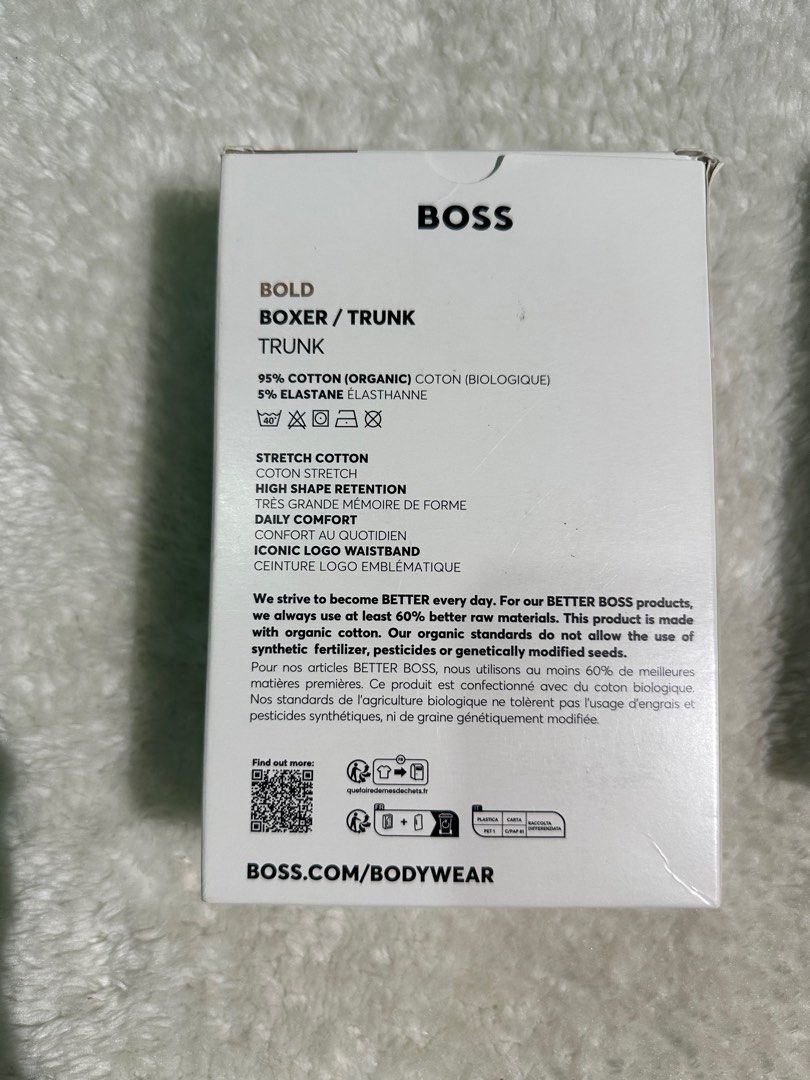 HUGO BOSS BOXER BRIEF LARGE (Category: Underwear) located in Legazpi City. Submitted by albay.hype.shop (Listing ID 1390105345, Image 3). Description: HUGO BOSS BOXER BRIEF LARGE 1,850 ONLY SIZE: LARGE BRANDNEW LEGIT BELOW SRP.
