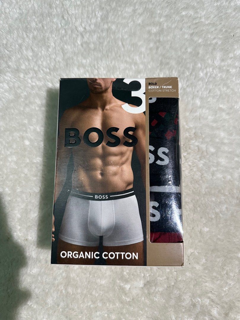 HUGO BOSS BOXER BRIEF LARGE (Category: Underwear) located in Legazpi City. Submitted by albay.hype.shop (Listing ID 1390105345, Image 1). Description: HUGO BOSS BOXER BRIEF LARGE 1,850 ONLY SIZE: LARGE BRANDNEW LEGIT BELOW SRP.