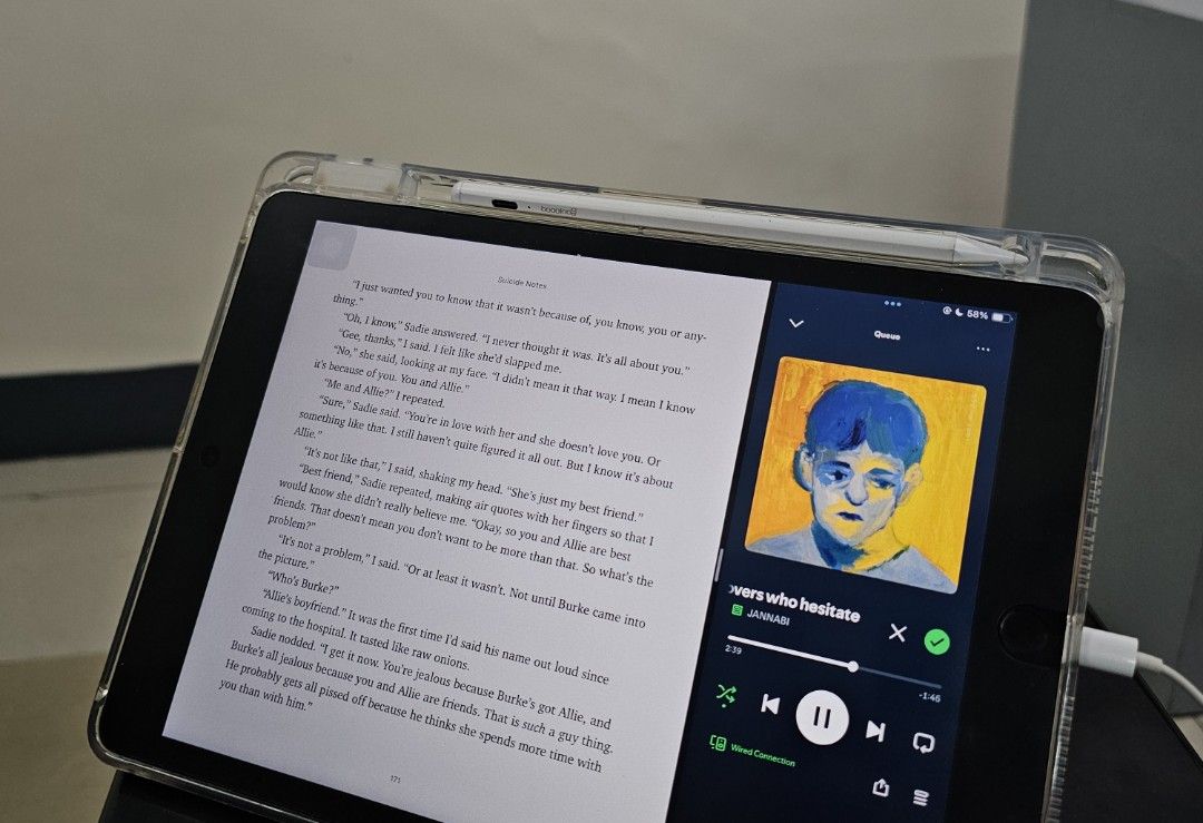 iPad 9th generation 64gb - space grey (Category: iPad) located in Quezon City. Submitted by dobuyby (Listing ID 1390119833, Image 1). Description: — 64gb, wifi only — purchased august 2024 — no issues, with box — goojoodoq pen and case included (case optional) — paper-like screen protector — 14k, negotiable rfs : need funds payment upon meet up is okay! (sm north/trinoma) payment via maya/gcash.