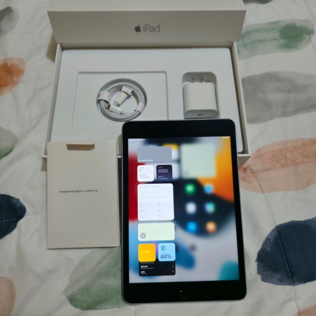 Ipad mini 4 128gb (Category: iPad) located in Manila. Submitted by APPLEGOALS (Listing ID 1390168174, Image 2). Description: Manila area 📍 Available for Pick up or Lalamove Cash on delivery nationwide Complete packaging with Set of Charger 90-95% smoothness Pang Study Pang youtube ng kids For Social media purposes For Light Games Gagamitin na lang po Guaranteed Smooth Ipad Mini 😉.