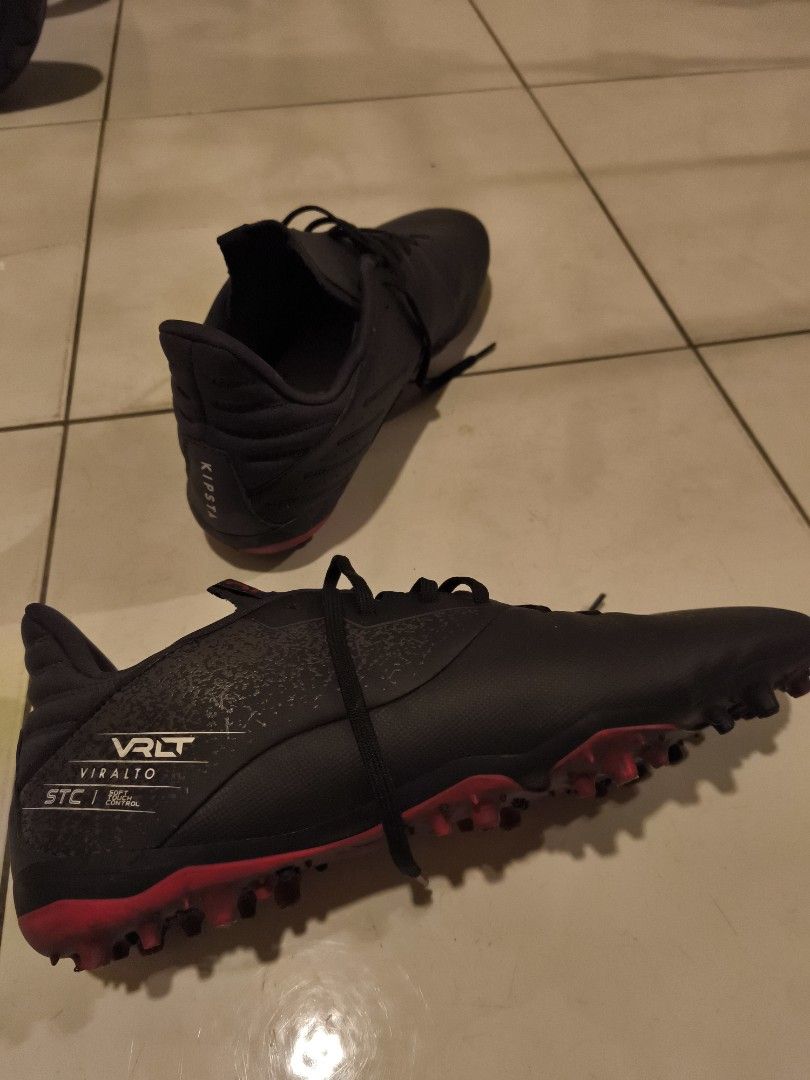 Kipsta Viralto STC I Football Boots Black/Red, Sports Equipment