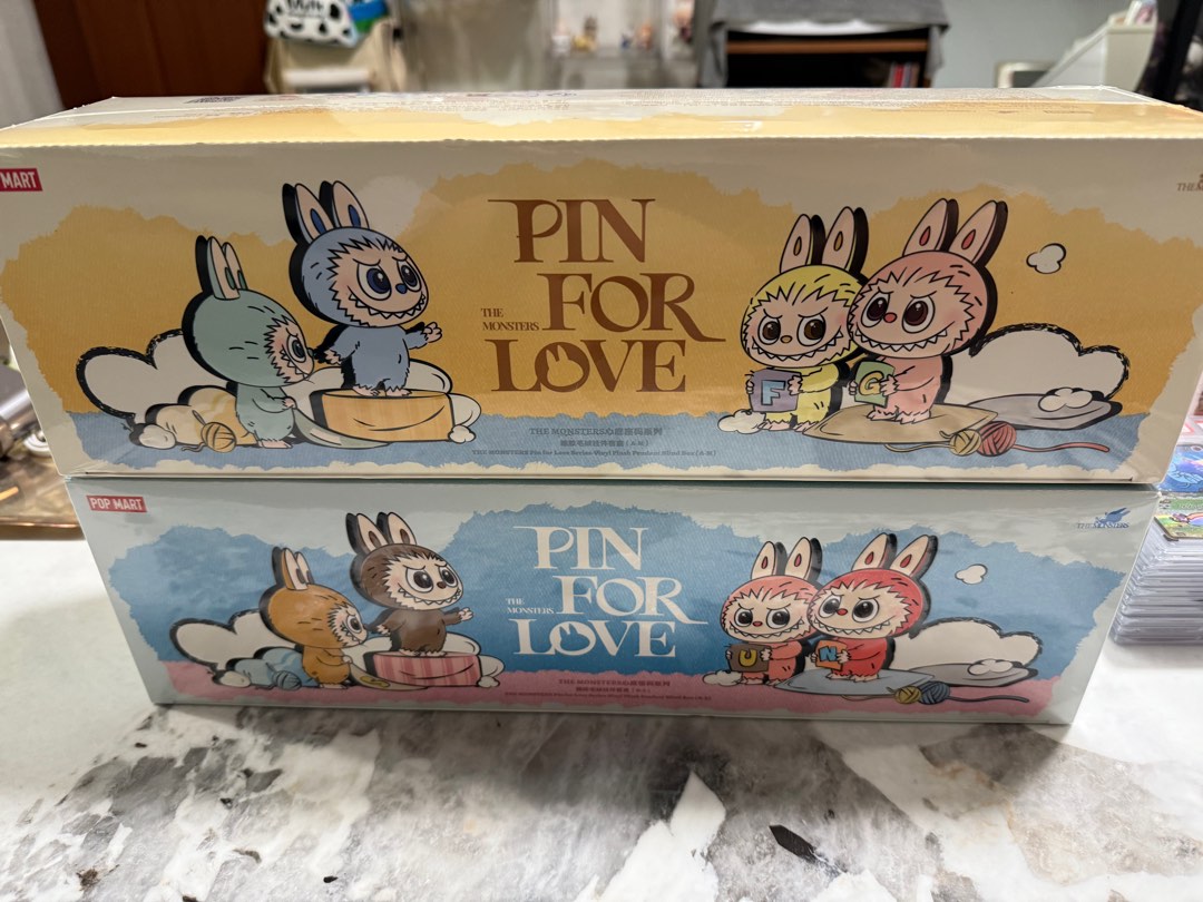 LABUBH PIN FOR LOVE VINYL PLUSH SET, Hobbies & Toys, Toys & Games on ...