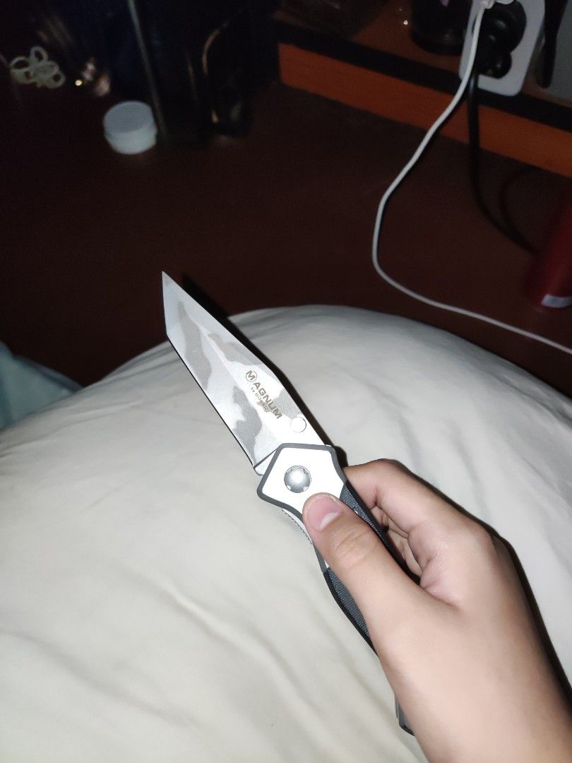 Magnum Folding Knife by Boker (Category: Knives & Chopping Boards) located in Caloocan City. Submitted by seouliin (Listing ID 1390168533, Image 2). Description: Negotiable.