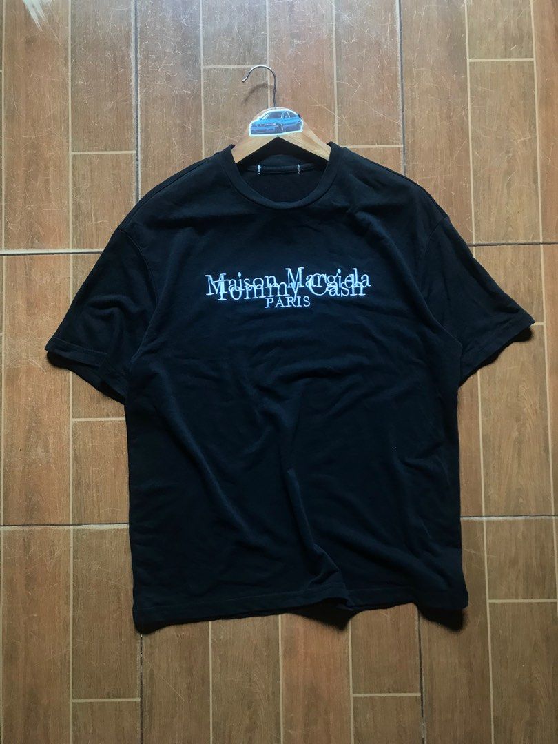 Maison Margiela X Tommy Cash (Category: Activewear) located in Taguig. Submitted by brei_ysl (Listing ID 1390090786, Image 1). Description: Maison Margiela X Tommy Cash Script Tee Medium / W20xL26.5 Excellent Condition / Cut Tag 500+sf .