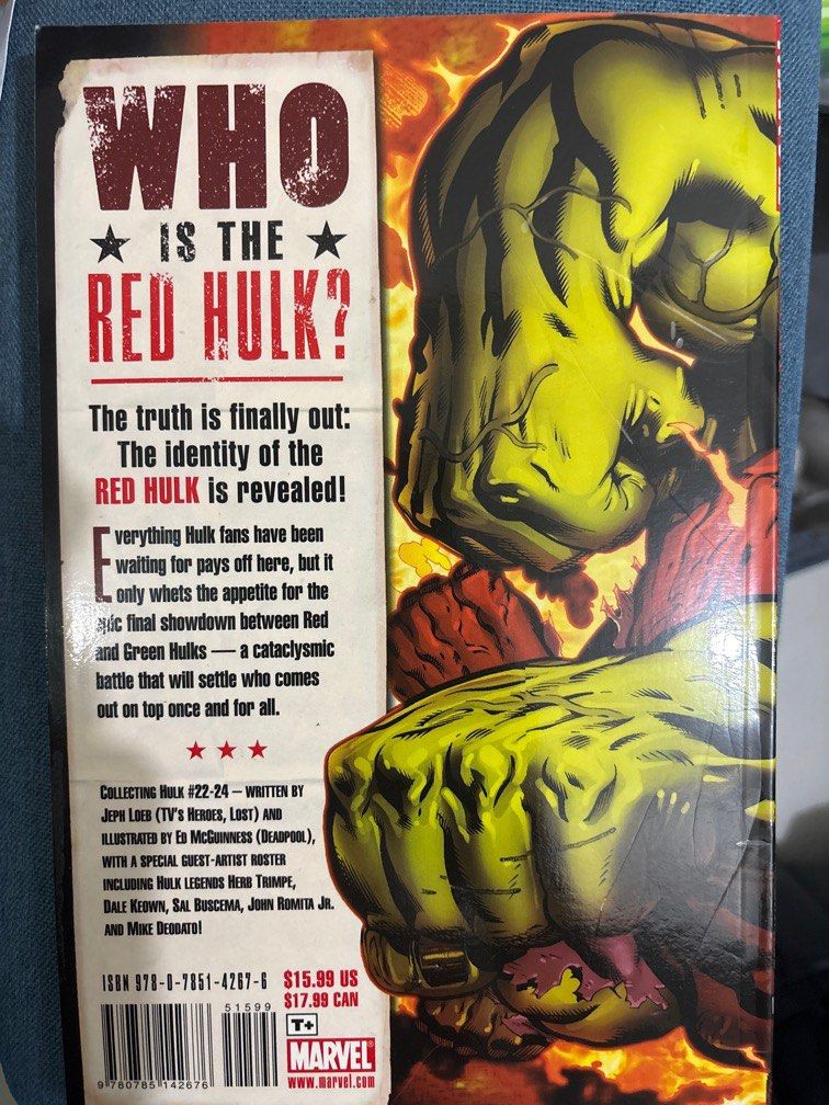 Marvel Hulk (Category: Comics & Manga) located in Taguig. Submitted by multiverse2 (Listing ID 1390114861, Image 2). Description: Marvel Hulk Very good condition Read only once .