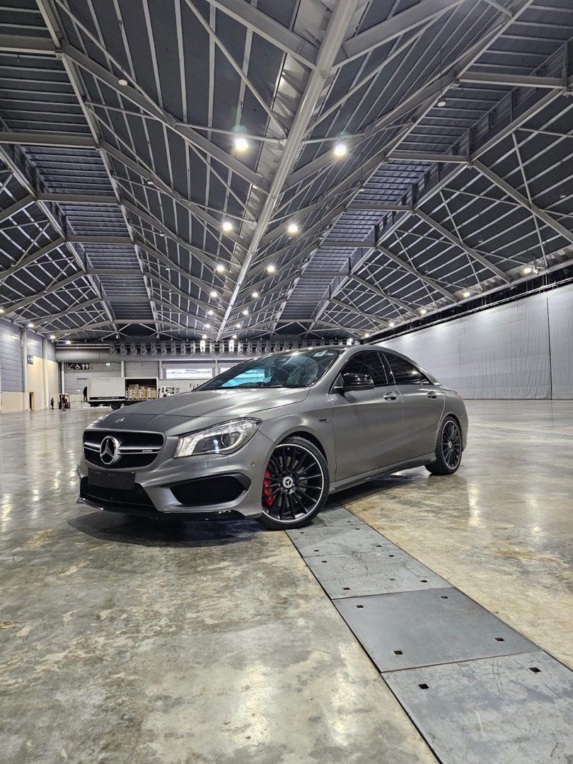 Mercedes-Benz AMG CLA-Class CLA45 AMG 4MATIC (A) (Category: Used Cars) located in Singapore. Submitted by darius138 (Listing ID 1390226612, Image 1). Description: No dealers please 🙏🏼🙏🏼 Throw in bidded plate if can meet at asking price - 138 Facelifted CLA45 for sale Sunroof Model Comes with stock 375BHP +20 more horses on the facelifted model All servicing and maintenance receipts will be shared. New Tyres - 05 Sep 26 Bilstein B14 Suspension
