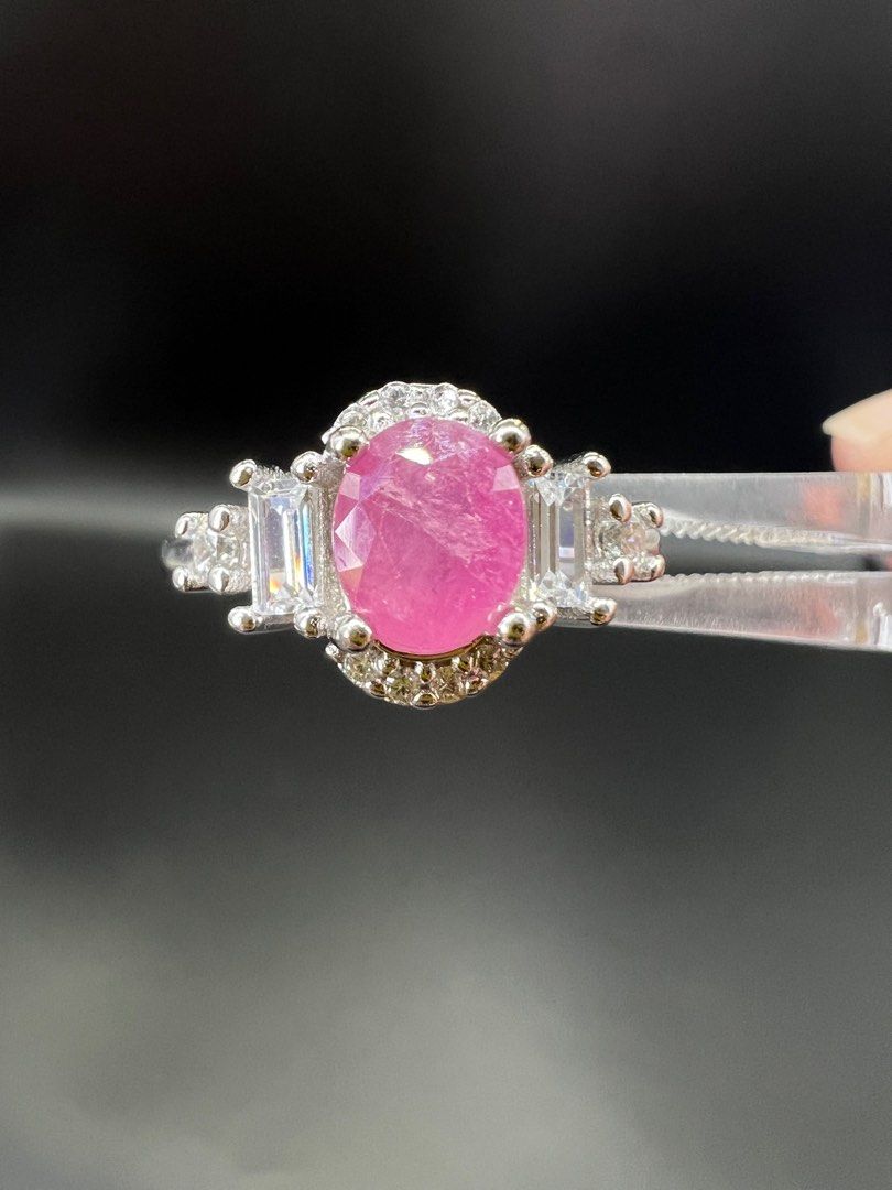Natural Ruby Gemstone Ring (Category: Rings) located in Singapore. Submitted by arkanagems_999 (Listing ID 1390224432, Image 3). Description: 💍 Beautiful Natural Red Ruby Lucky Ring 🍀Gem : Natural Red Ruby 🍀Ring Material : Silver 🍀 Gem Cut : Oval 🔮Code : RRSR0002 In Vedic Astrology Red Ruby Represents Sun And The Benefits Are(⚠️Only If Suitable): ▫️Confidence ▫️Ward of negative energy ▫️Improve Leadership qualities ▫️Attract Career Opportuni