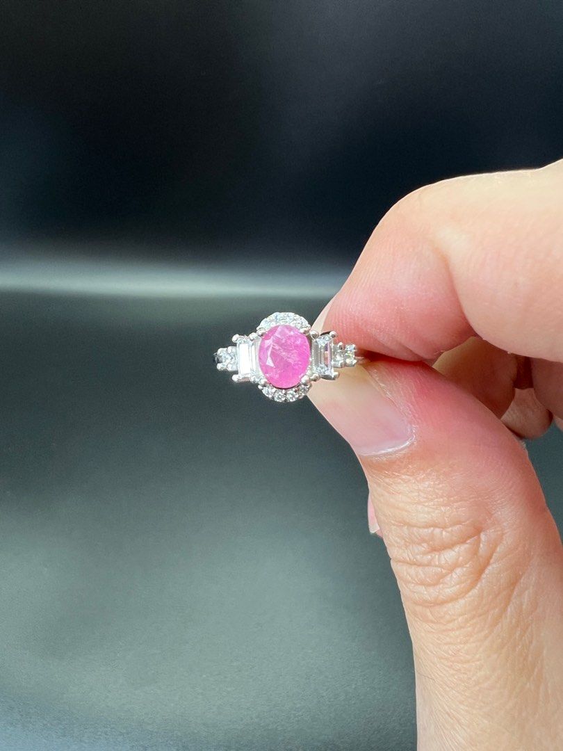 Natural Ruby Gemstone Ring (Category: Rings) located in Singapore. Submitted by arkanagems_999 (Listing ID 1390224432, Image 2). Description: 💍 Beautiful Natural Red Ruby Lucky Ring 🍀Gem : Natural Red Ruby 🍀Ring Material : Silver 🍀 Gem Cut : Oval 🔮Code : RRSR0002 In Vedic Astrology Red Ruby Represents Sun And The Benefits Are(⚠️Only If Suitable): ▫️Confidence ▫️Ward of negative energy ▫️Improve Leadership qualities ▫️Attract Career Opportuni