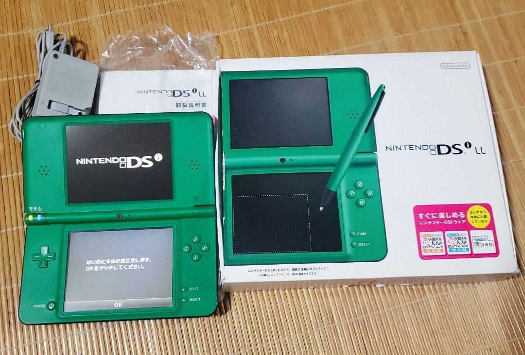Nintendo NINTENDO DS DSi LL GREEN (Category: Nintendo) located in Manila. Submitted by japan_treasure (Listing ID 1390172811, Image 1). Description: Nintendo NINTENDO DS DSI LL GREEN Color: GREEN Game console type: NINTENDO DS Portable/Stationary type: Portable type #Nintendo #Nintendo ◎Set includes the main unit + instruction manual + charger + box (with some deterioration)◎ ! *The large stylus is not included* ! The controls and sound were work