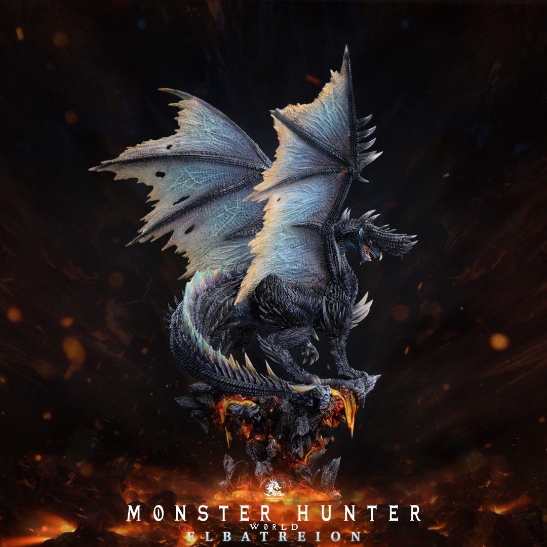 [PO] Dragon Realm Studio - Hunter Monster World Alatreon - StatuesGK ...