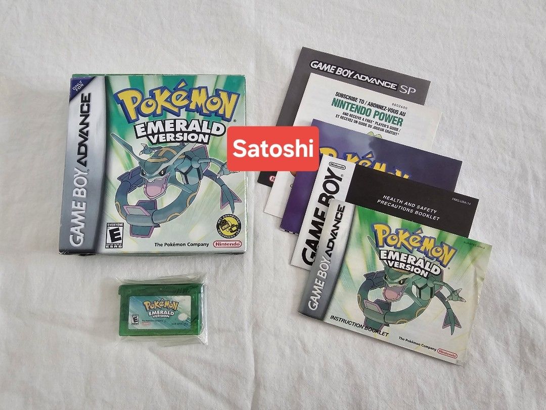 Pokemon Emerald Version Complete in box US (Gameboy/Gba/GbaSp