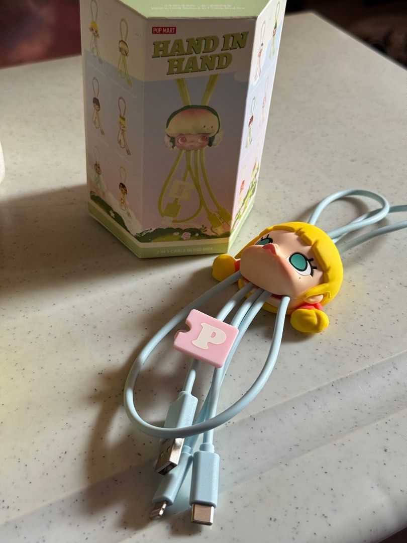 Pop mart molly cable blindbox (2 in 1 -usb c and lightning ) for iphone and android (Category: Designer & Blind Box Toys) located in Dagupan City. Submitted by meehoyminoy (Listing ID 1390072886, Image 3). Description: Brand new Complete with box and foil Rfs: only collecting dimoo and pucky Buyer shoulders sf.