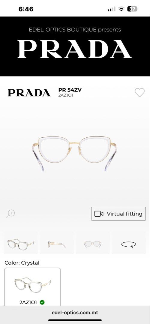 Prade Eyeglass (Category: Sunglasses & Eyewear) located in Manila. Submitted by alwaysdeclutteringthings (Listing ID 1390142687, Image 2). Description: Brand new Rfs : still using my old one. Gcash payment Lalamove delivery.