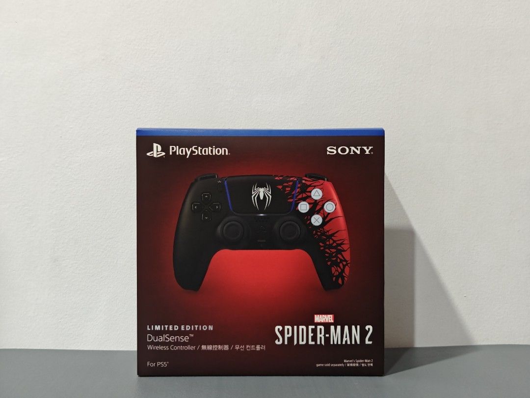 (SOLD) PS5 DualSense Wireless Controller Marvel Spider-Man 2 Limited Edition (MISB) (Category: Controllers) located in Makati City. Submitted by kirbys (Listing ID 1390114335, Image 1). Description: PS5 DualSense Wireless Controller Marvel Spider-Man 2 Limited Edition MISB P8990 Mode of Payment: GCash and Bank Transfer First to pay will get the item Location: Makati / Taguig Check out our Facebook page: @kirby's ⚡.