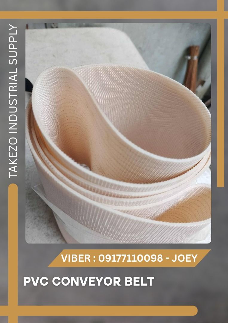 PVC Conveyor Belt (White) (Category: Other Home Furniture) located in Manila. Submitted by joeyroque09 (Listing ID 1390090307, Image 1). Description: Item: PVC Conveyor Belt (White) Width: 6” Thickness: 1.8mm Length: 167cm (magkadugtong) .