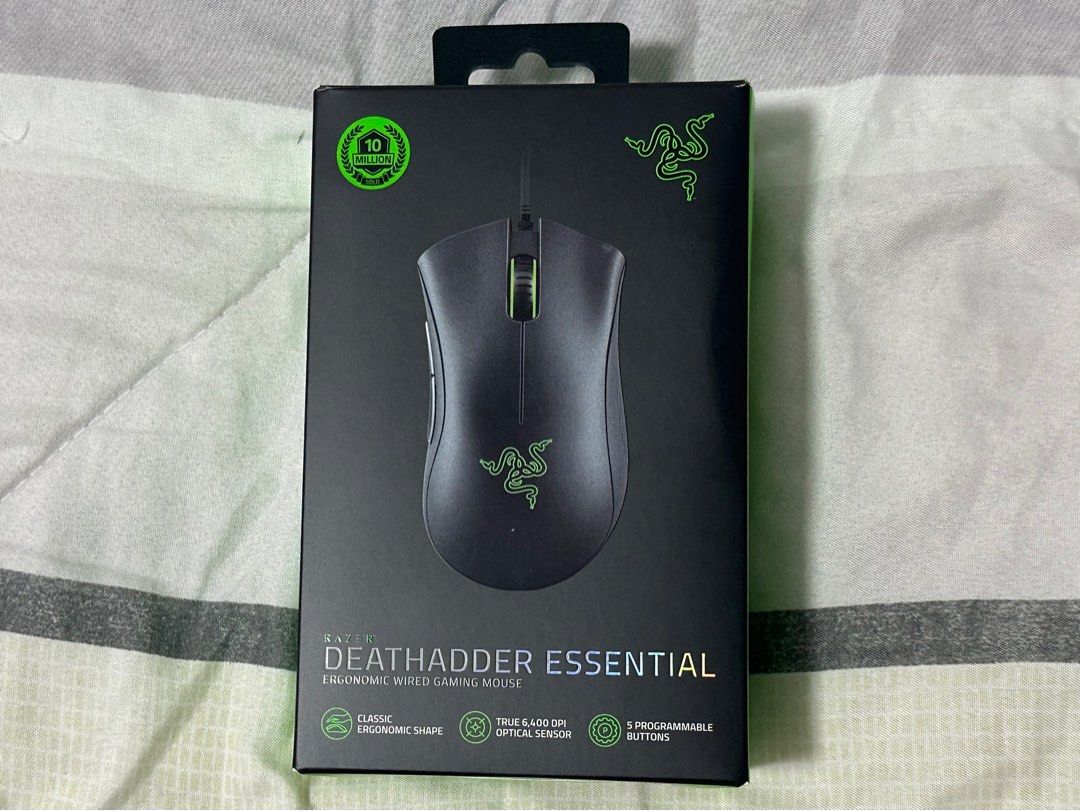 Razer Deathadder Essential (Category: Mouse & Mousepads) located in Cavite. Submitted by ivysws (Listing ID 1390162092, Image 1). Description: Brand New Rfs: Change of Mind Free shipping within Bacoor, Cavite .