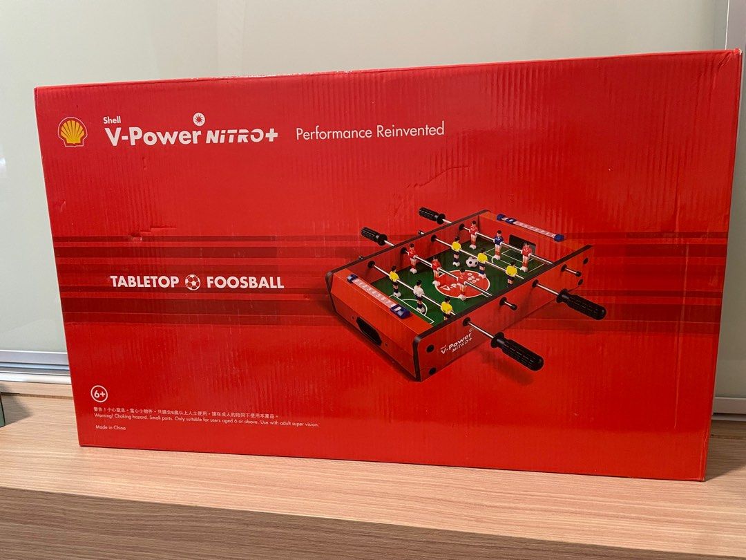 Shell V-Power Nitro+ 桌上足球, 興趣及遊戲, 玩具 & 遊戲類 - Carousell