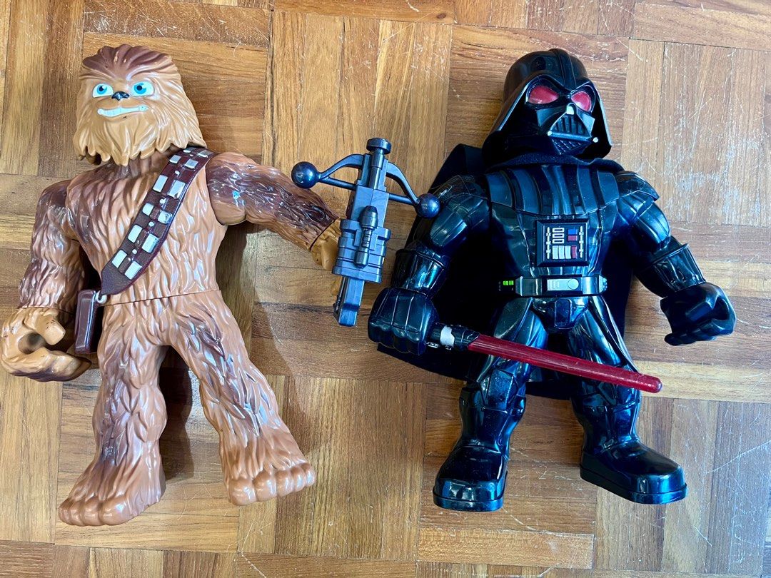 Star Wars Chewbacca and Darth Vader Toy Figures, Hobbies Toys