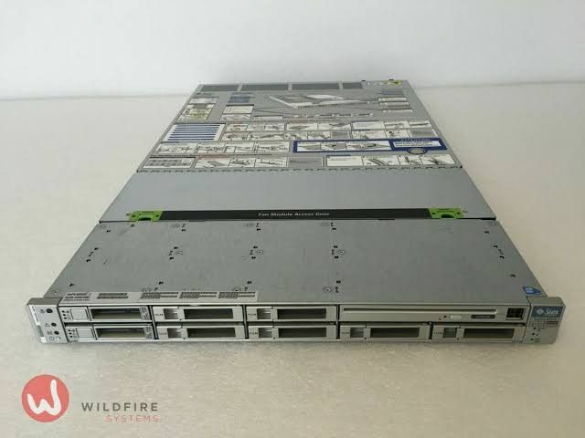 SunFire X4170 Server (Category: Office & Business Technology) located in Pasig City. Submitted by jonsonbaby (Listing ID 1390220901, Image 1). Description: Sun Fire X4170 Server Specifications **Form Factor 1U rackmount server **Processor Up to 2 Intel Xeon 5500/5600 series (Nehalem/Westmere-EP) Quad-core or six-core CPUs Socket: LGA1366 **Memory Up to 144 GB DDR3 ECC Registered (Installed : 20GB) 18 DIMM slots Speeds: 800 MHz, 1066 MHz, or 1333 