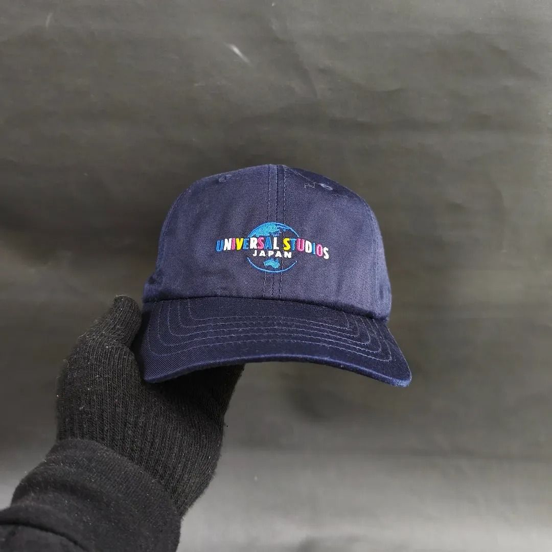 Topi Simple Cap UNIVERSAL STUDIO JAPAN Navy, Fesyen Pria, Aksesoris ...