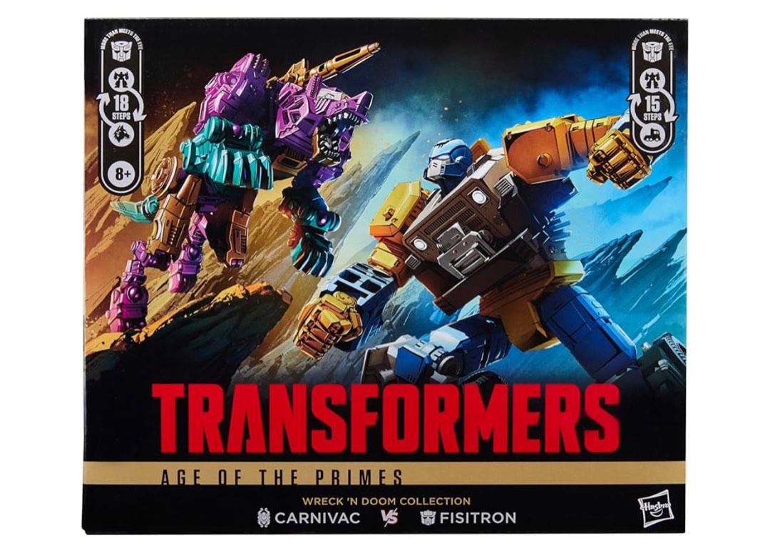 Transformers Age Of The Primes Wreck ‘n Doom Collection Fisitron And Carnivac Action Figure 2 - View #3
