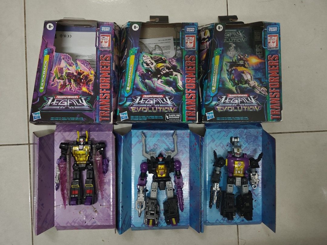 Transformers Legacy Insecticons & SS86 Perceptor, Hobbies & Toys, Toys ...
