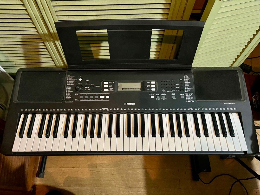 Yamaha Electric Keyboard (Category: Musical Instruments) located in Marikina City. Submitted by jyzsy (Listing ID 1390134166, Image 2). Description: Yamaha electric keyboard Model PSR-E363 lightly used.