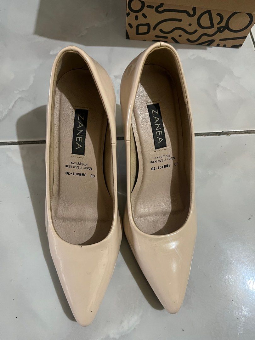 Zanea heels for sale (Category: Heels) located in Taguig. Submitted by tarakape (Listing ID 1390086041, Image 1). Description: Zanea heels for sale - size 7 slightly used bought from Ayala Malls Market Market RFS decluttering and need funds for dissertation.