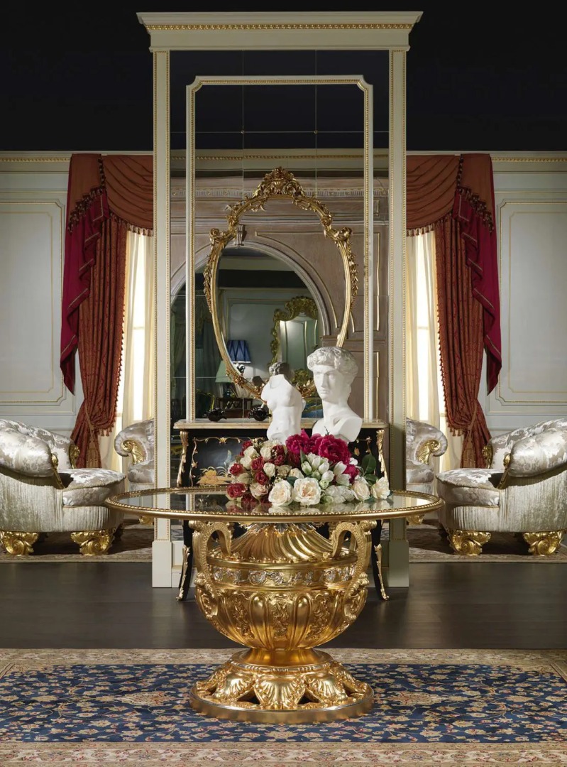 ZELIE I Versailles Round Dining Table I Round Foyer Table I Italian ...