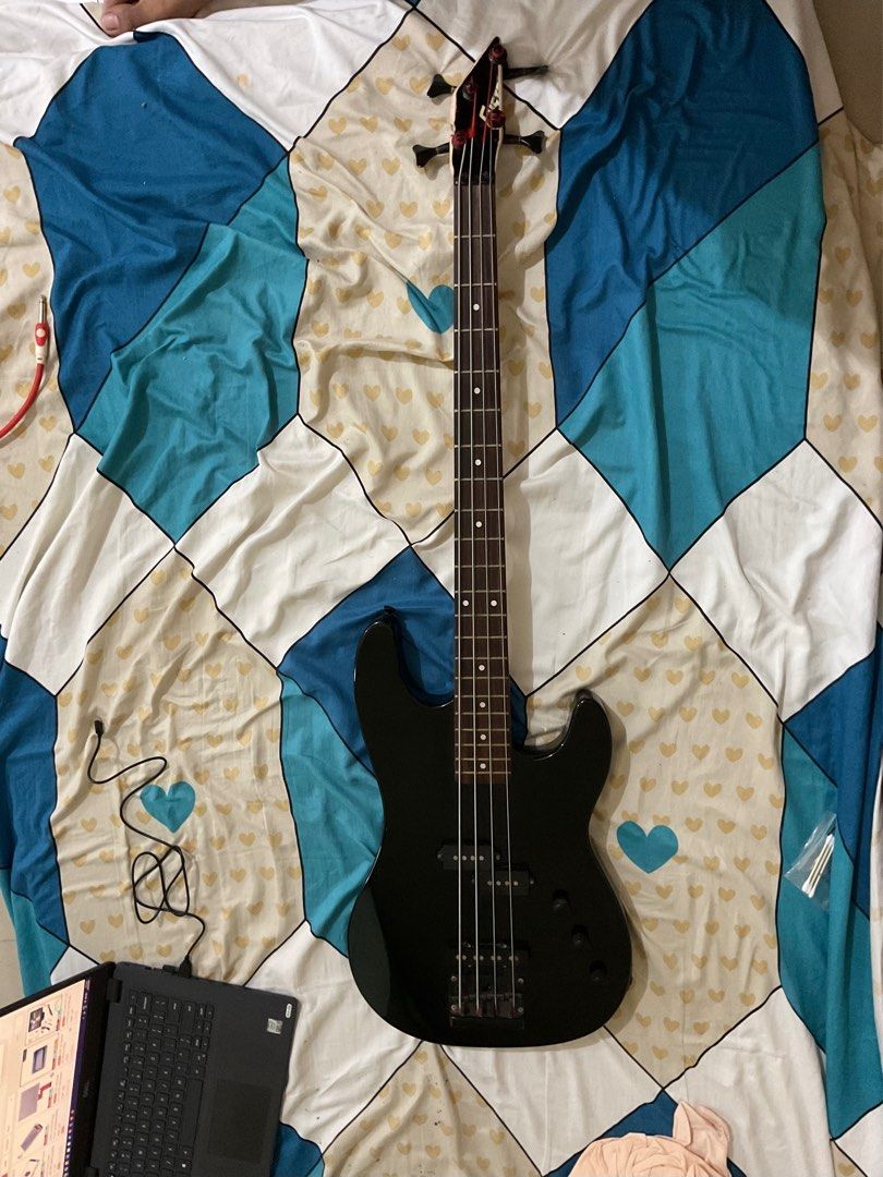 4 string bass guitar (Category: Musical Instruments) located in Marawi City. Submitted by bradbla06-78375 (Listing ID 1391791241, Image 1). Description: Good tone All knobs are working Pick ups are working Issue -head is broken but was repaired (ni-remedyo-han lang) .