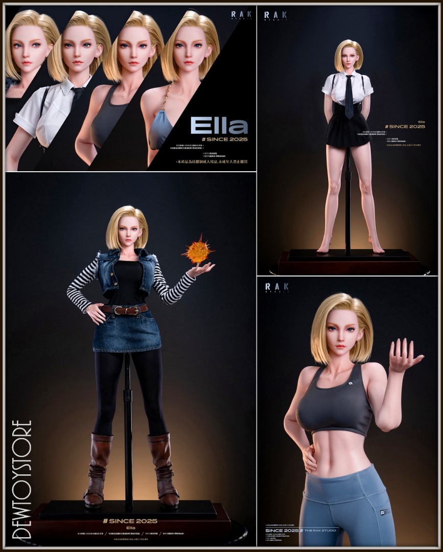 ⭐ [𝗣𝗿𝗲-𝗼𝗿𝗱𝗲𝗿] Rak Studio 1/3 Scale Action Figure - Cosplayer Ella ⭐️ ...