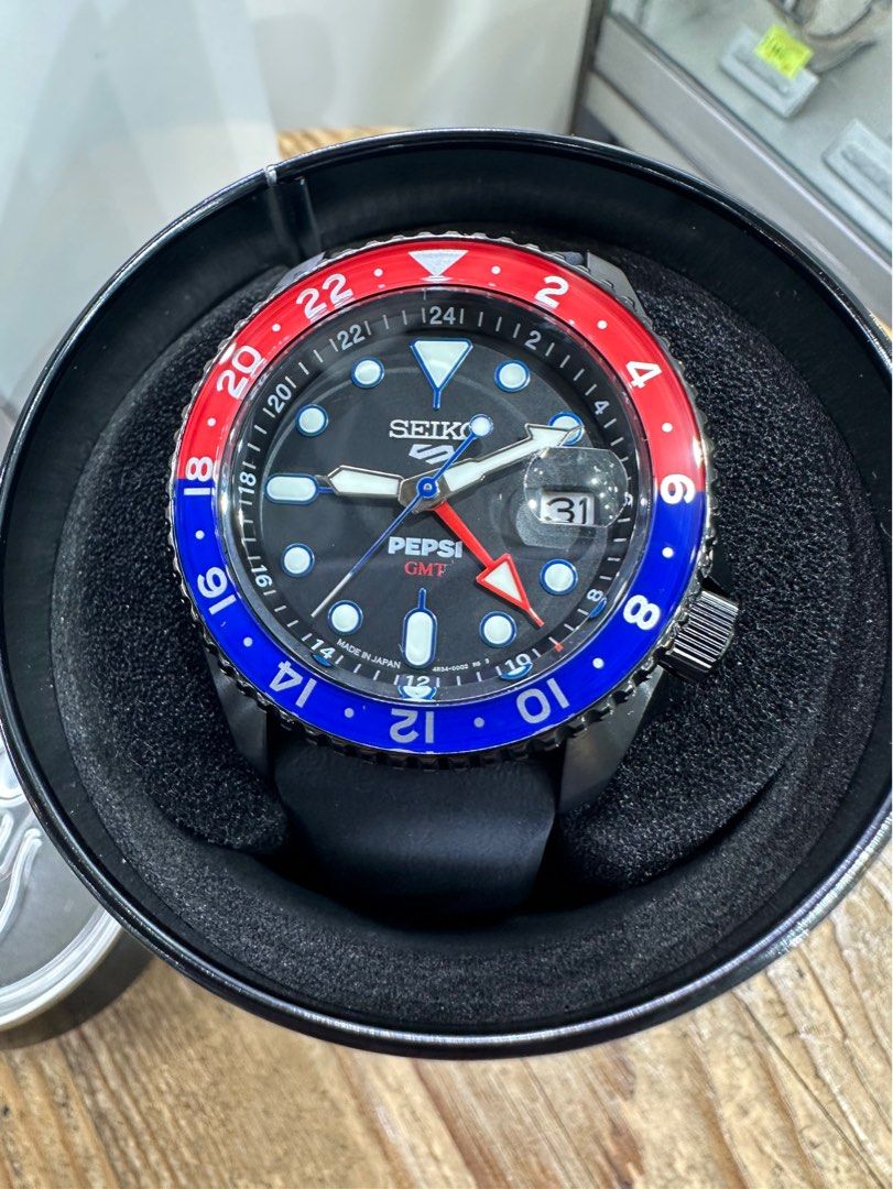 日本版SEIKO X PEPSI 百事SBSC023 JDM SEIKO5 日本限量500本
