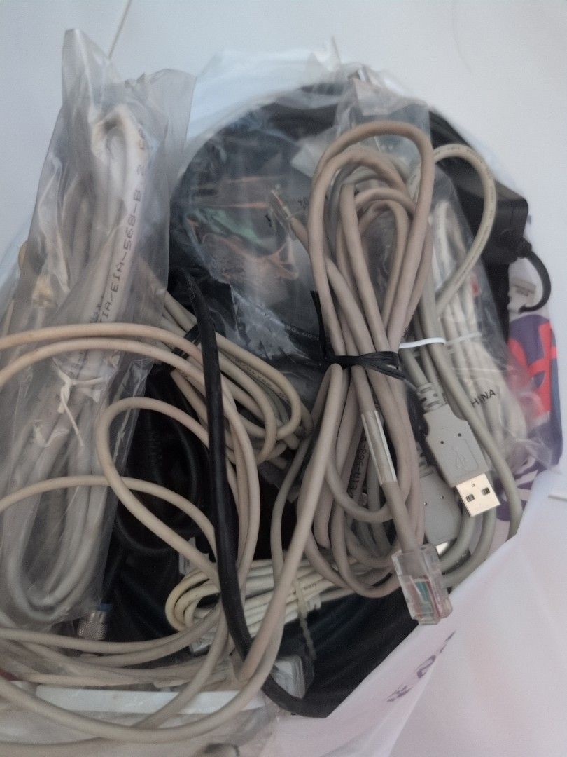 Assorted Cables - USB, Ethernet, Power63699139359234110