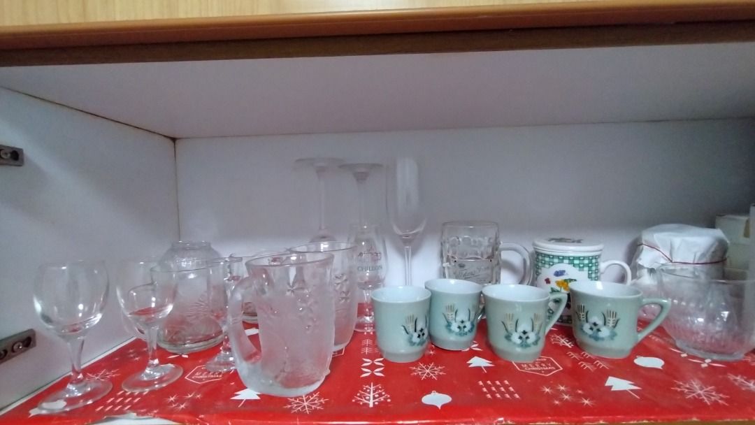 Assorted Glassware Set - Wine Glasses, Mugs, Pitcher510297008578897922